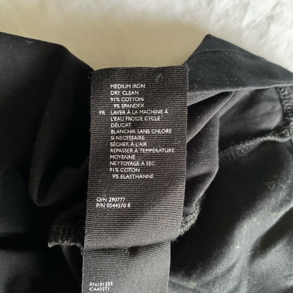 COS black cotton dress with pockets - Picture 6 of 6